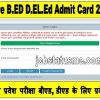 CG Pre B.ED D.EL.Ed Admit Card 2024 Download